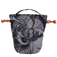 Satellite Drawstring Bucket Bag by MRNStudios