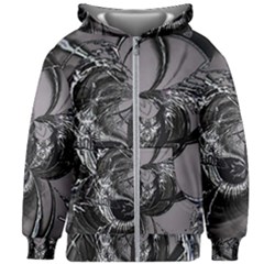 Satellite Kids  Zipper Hoodie Without Drawstring by MRNStudios