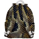 Leatherette Snake 2 Top Flap Backpack View3
