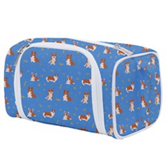 Cute Corgi Dogs Toiletries Pouch by SychEva