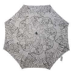Mono Swirls Hook Handle Umbrellas (small) by kaleidomarblingart