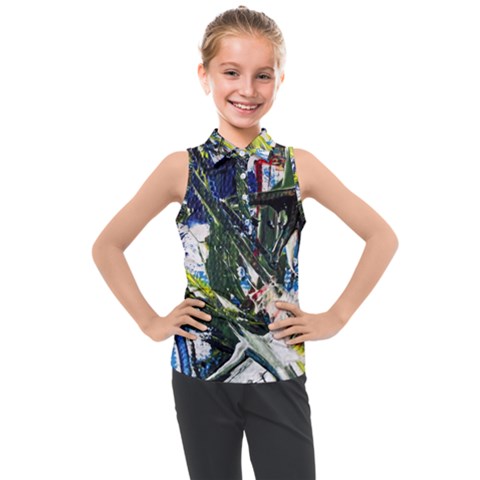 Snow In A City-1-1 Kids  Sleeveless Polo Tee by bestdesignintheworld