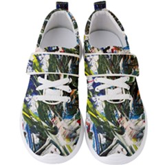 Snow In A City-1-1 Men s Velcro Strap Shoes by bestdesignintheworld