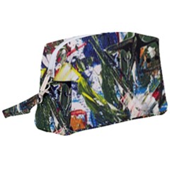 Snow In A City-1-1 Wristlet Pouch Bag (large) by bestdesignintheworld