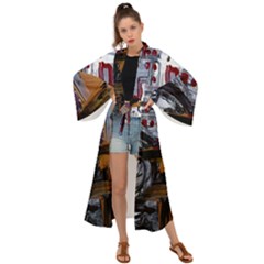 Trip In A Woods-1-1 Maxi Kimono by bestdesignintheworld