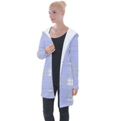 Lighblu Plaid Longline Hooded Cardigan by snowwhitegirl