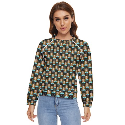 Girl Black Women s Long Sleeve Raglan Tee by snowwhitegirl