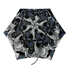 Twin Migraines Mini Folding Umbrellas by MRNStudios