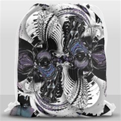 Twin Migraines Drawstring Bag (large) by MRNStudios