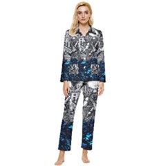 Movie Womens  Long Sleeve Pocket Pajamas Set by Sparkle