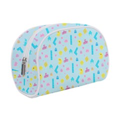 Arcade Dreams Blue  Make Up Case (small) by thePastelAbomination