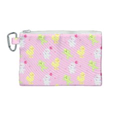 Pastel Adventure Canvas Cosmetic Bag (medium) by thePastelAbomination