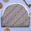 Vintage Pattern Geometric Mosaic Horseshoe Style Canvas Pouch View2