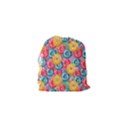 Multicolored Donuts Drawstring Pouch (XS) View2
