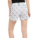 Grey Unicorn Sketchy Style Motif Drawing Pattern Runner Shorts View2