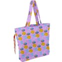 Cartoon Pattern Drawstring Tote Bag View2