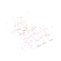Unicorn Sketchy Style Drawing Wooden Puzzle Square View1