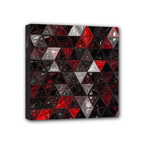Gothic Peppermint Mini Canvas 4  X 4  (stretched) by MRNStudios
