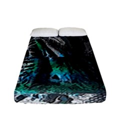 Glitch Witch Fitted Sheet (full/ Double Size) by MRNStudios