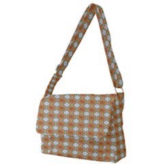 Geometry Full Print Messenger Bag (l) by Sparkle