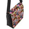 Retro Color Flap Closure Messenger Bag (S) View2