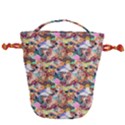 Retro Color Drawstring Bucket Bag View2