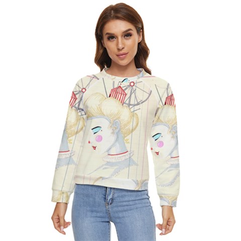 Clown Maiden Women s Long Sleeve Raglan Tee by Limerence