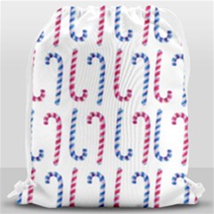 Christmas Candy Drawstring Bag (large) by SychEva