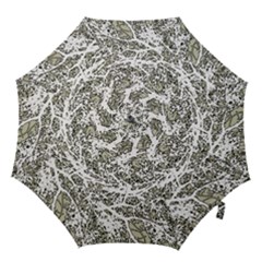 Linear Art Botanic Illustration Hook Handle Umbrellas (medium) by dflcprintsclothing