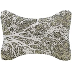 Linear Art Botanic Illustration Seat Head Rest Cushion by dflcprintsclothing