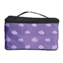 Pink Clouds On Purple Background Cosmetic Storage View1