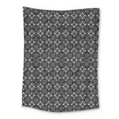 Black Lace Medium Tapestry by SychEva
