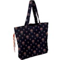 Funny Ugly Bird Drawing Print Pattern Drawstring Tote Bag View2