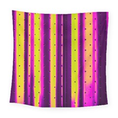 Warped Stripy Dots Square Tapestry (large) by essentialimage365