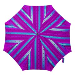 Warped Stripy Dots Hook Handle Umbrellas (medium) by essentialimage365