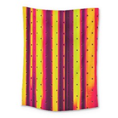 Warped Stripy Dots Medium Tapestry by essentialimage365