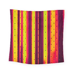 Warped Stripy Dots Square Tapestry (small) by essentialimage365