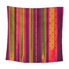 Warped Stripy Dots Square Tapestry (large) by essentialimage365