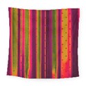 Warped Stripy Dots Square Tapestry (Large) View1
