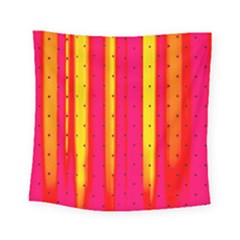 Warped Stripy Dots Square Tapestry (small) by essentialimage365
