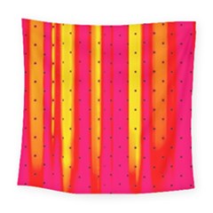 Warped Stripy Dots Square Tapestry (large) by essentialimage365