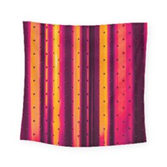 Warped Stripy Dots Square Tapestry (small) by essentialimage365