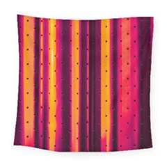 Warped Stripy Dots Square Tapestry (large) by essentialimage365