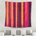 Warped Stripy Dots Square Tapestry (Large) View2