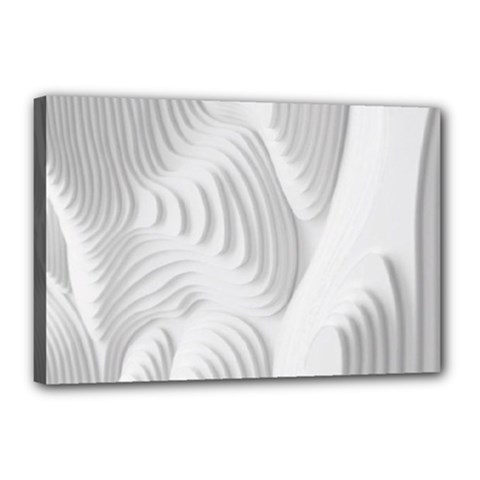Illusion Waves Canvas 18  X 12  (stretched) by Sparkle