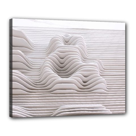 Illusion Waves Canvas 20  X 16  (stretched) by Sparkle