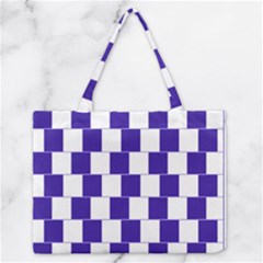 Illusion Blocks Zipper Medium Tote Bag by Sparkle