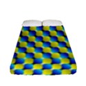 Illusion Waves Pattern Fitted Sheet (Full/ Double Size) View1