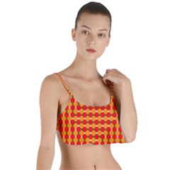 Illusion Blocks Pattern Layered Top Bikini Top  by Sparkle