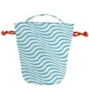 Beach Waves Drawstring Bucket Bag View2